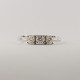 Bague 0,48ct de diamant - or blanc