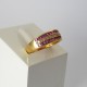 Bague Diamants & Rubis - or jaune