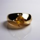 Saphir jaune & Diamants - Or jaune 18ct (750/000)