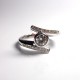 Bague diamants 0,6ct - Or blanc - Occasion