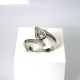 Bague diamants 0,6ct - Or blanc - Occasion