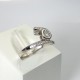 Bague diamants 0,6ct - Or blanc - Occasion