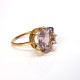 Bague améthyste 6,75ct - Or rose 18ct