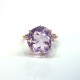 Bague améthyste 6,75ct - Or rose 18ct