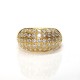 Bague boule - Diamants 1,6ct - Or jaune