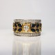 Bague Diamants 0.9ct - Saphirs - Occasion