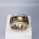 Bague Diamants 0.9ct - Saphirs - Occasion