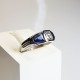 Bague Diamant 0,35ct et Saphir - Occasion