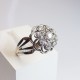 Bague marguerite - Diamants 0,5ct - Occasion