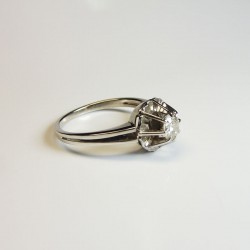 Solitaire - Diamant 0,35ct - Occasion