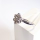 Bague marguerite - Diamants 0,49ct - Occasion