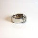 Bague moderne - Diamants 1,1ct - Occasion