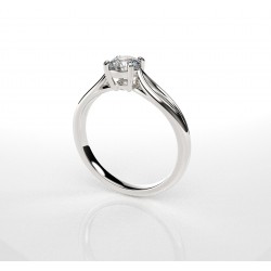 MARIE - Solitaire Diamant - 0,25ct - Or 750