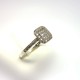 Bague Diamants 0,26ct - Or Blanc - Occasion