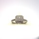 Bague Diamants 0,26ct - Or Blanc - Occasion