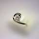 Solitaire Diamant 0,25ct - Or Blanc 18ct