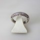 Bague double 0,77ct de diamants - or blanc